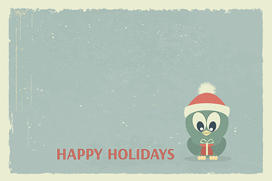 Happy Holidays card